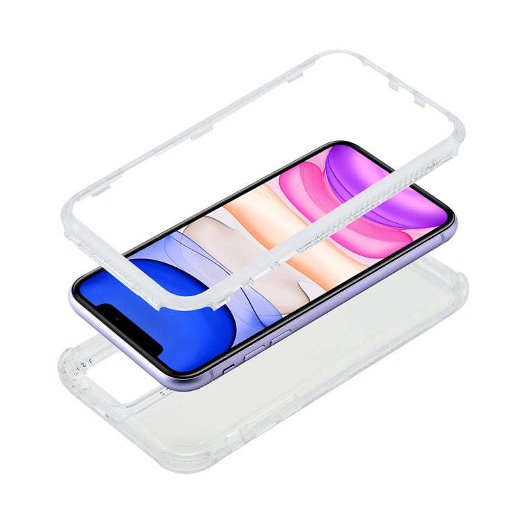 3 In 1 Dreamland PC + TPU Solid Color Transparent Border Protective Case, For iPhone 12 mini, For...