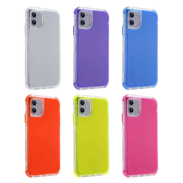 3 In 1 Dreamland PC + TPU Solid Color Transparent Border Protective Case, For iPhone 12 mini, For...