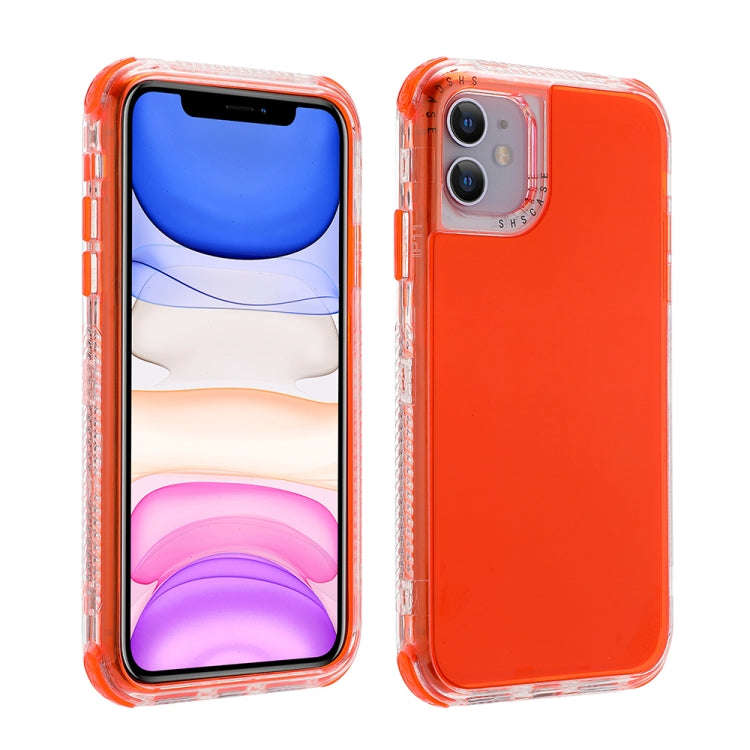 3 In 1 Dreamland PC + TPU Solid Color Transparent Border Protective Case, For iPhone 12 mini, For...