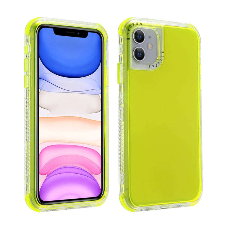 3 In 1 Dreamland PC + TPU Solid Color Transparent Border Protective Case, For iPhone 12 mini, For...