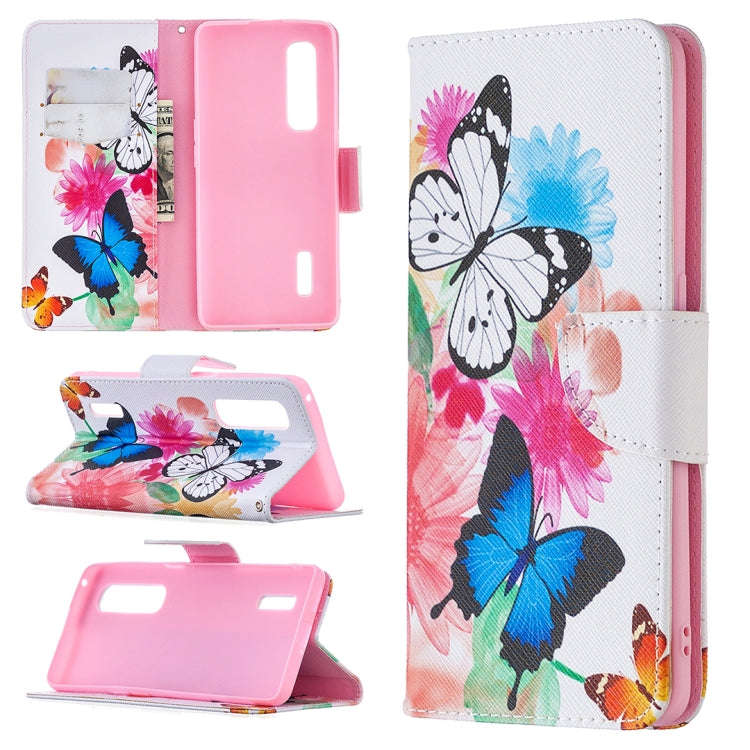 Colored Drawing Pattern Horizontal Flip Leather Case with Holder & Card Slots & Wallet, For OPPO ...
