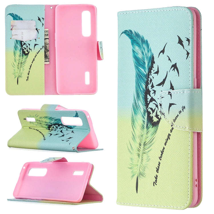 Colored Drawing Pattern Horizontal Flip Leather Case with Holder & Card Slots & Wallet, For OPPO ...