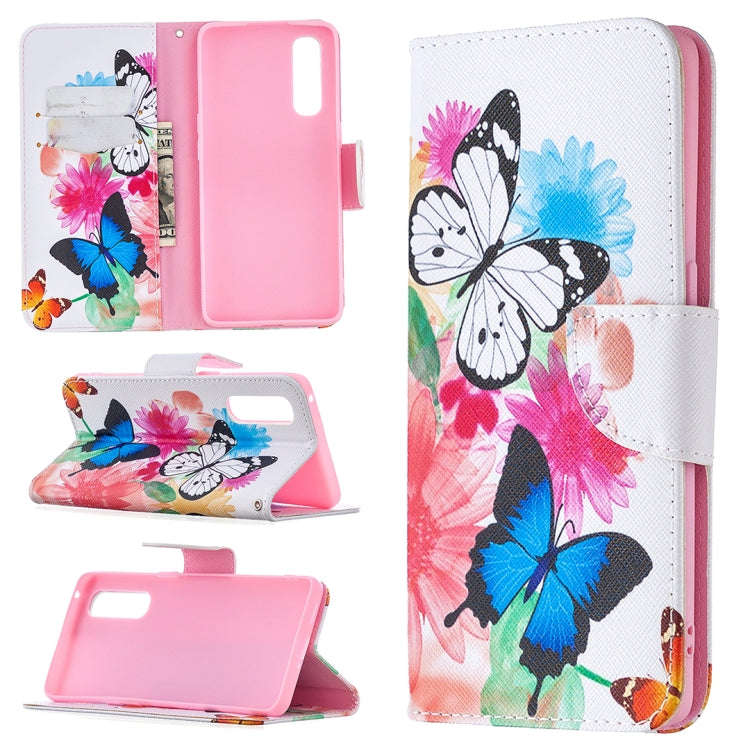 Colored Drawing Pattern Horizontal Flip Leather Case with Holder & Card Slots & Wallet, For OPPO ...