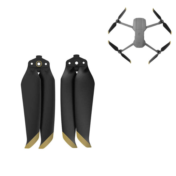 Sunnylife 7238F-1 For DJI Mavic Air 2 Low Noise Quick-release Propellers, For DJI Mavic Air 2 Gol...