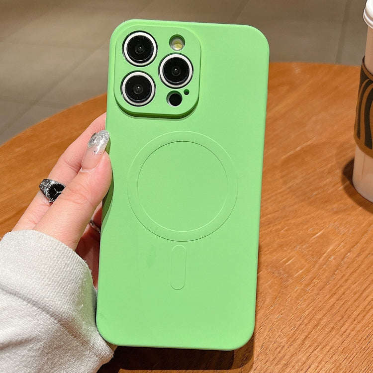 Solid Color Liquid Silicone MagSafe Magnetic Phone Case, For iPhone 17, For iPhone Air, For iPhon...