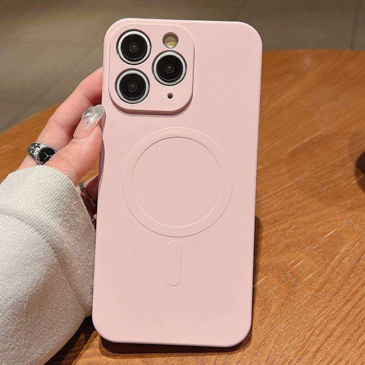 Solid Color Liquid Silicone MagSafe Magnetic Phone Case, For iPhone 12 Pro Max, For iPhone 12 Pro...