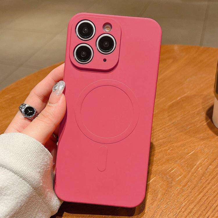 Solid Color Liquid Silicone MagSafe Magnetic Phone Case, For iPhone 12 Pro Max, For iPhone 12 Pro...