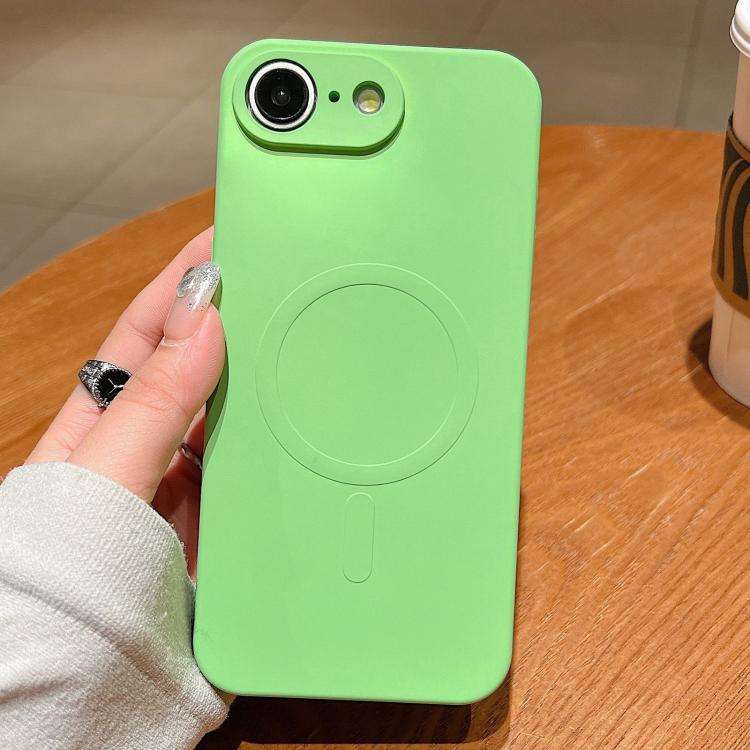 Solid Color Liquid Silicone MagSafe Magnetic Phone Case, For iPhone 17e / 16e, For iPhone 17 Pro ...
