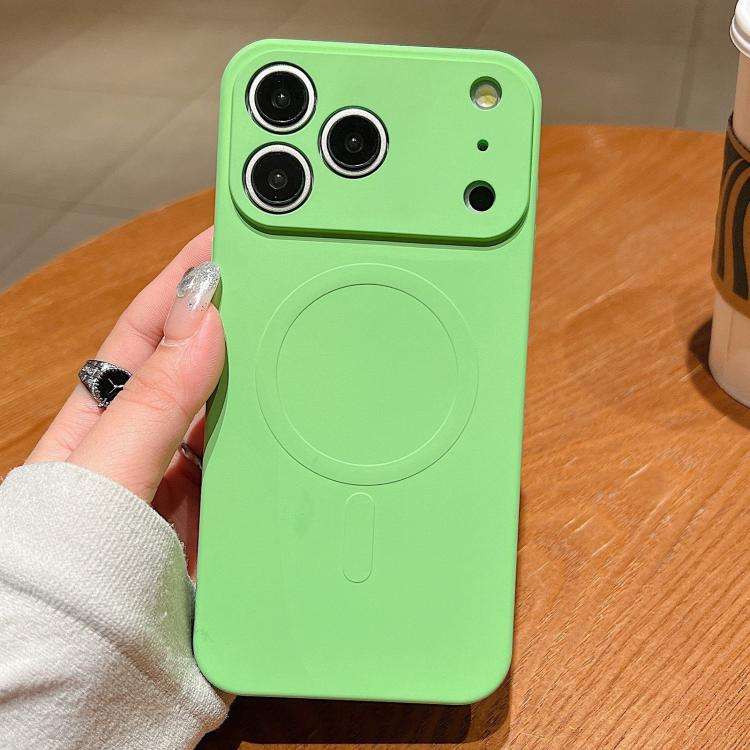 Solid Color Liquid Silicone MagSafe Magnetic Phone Case, For iPhone 17e / 16e, For iPhone 17 Pro ...