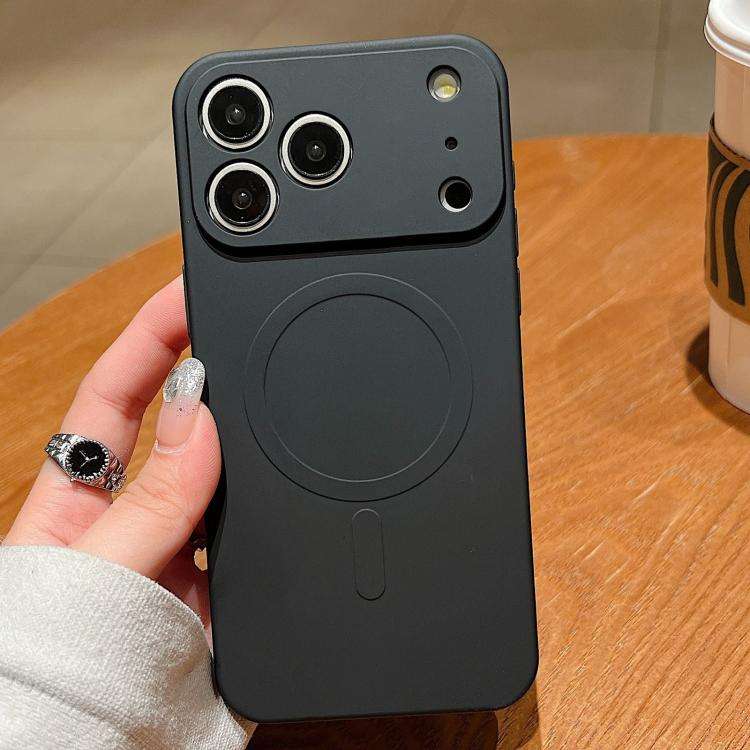 Solid Color Liquid Silicone MagSafe Magnetic Phone Case, For iPhone 17e / 16e, For iPhone 17 Pro ...