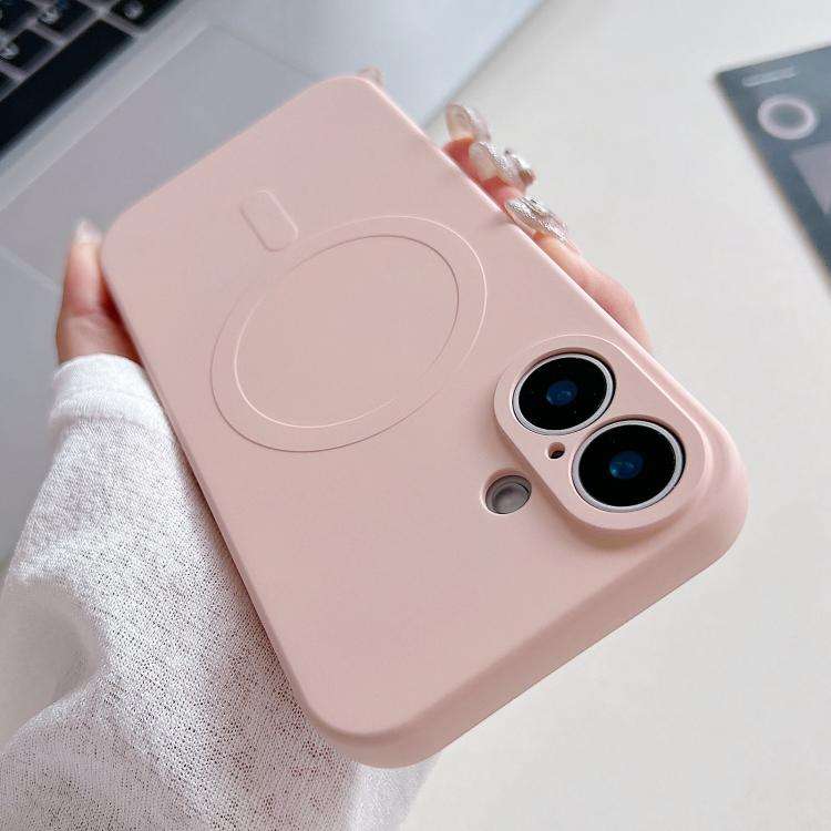Solid Color Liquid Silicone MagSafe Magnetic Phone Case, For iPhone 17, For iPhone Air, For iPhon...