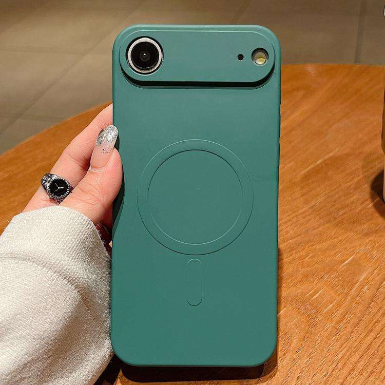 Solid Color Liquid Silicone MagSafe Magnetic Phone Case, For iPhone 17, For iPhone Air, For iPhon...