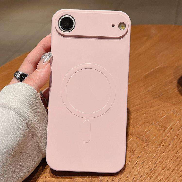 Solid Color Liquid Silicone MagSafe Magnetic Phone Case, For iPhone 17, For iPhone Air, For iPhon...