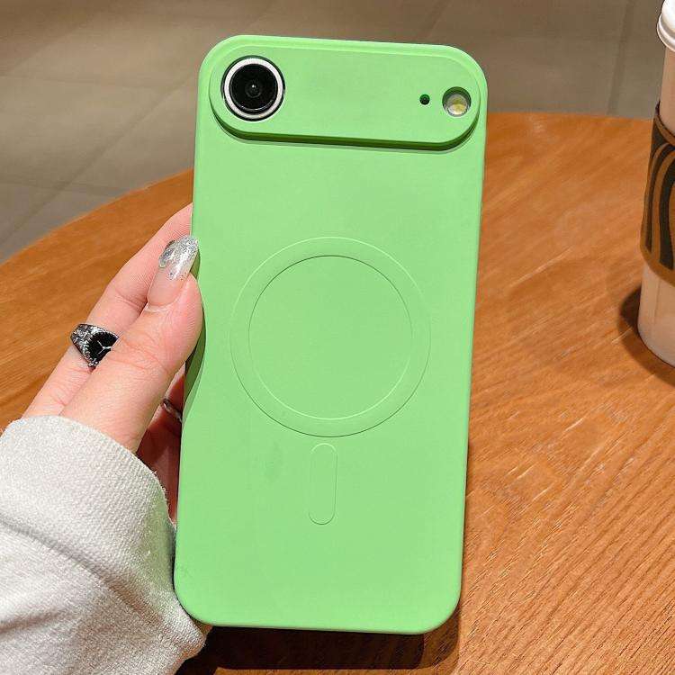 Solid Color Liquid Silicone MagSafe Magnetic Phone Case, For iPhone 17, For iPhone Air, For iPhon...