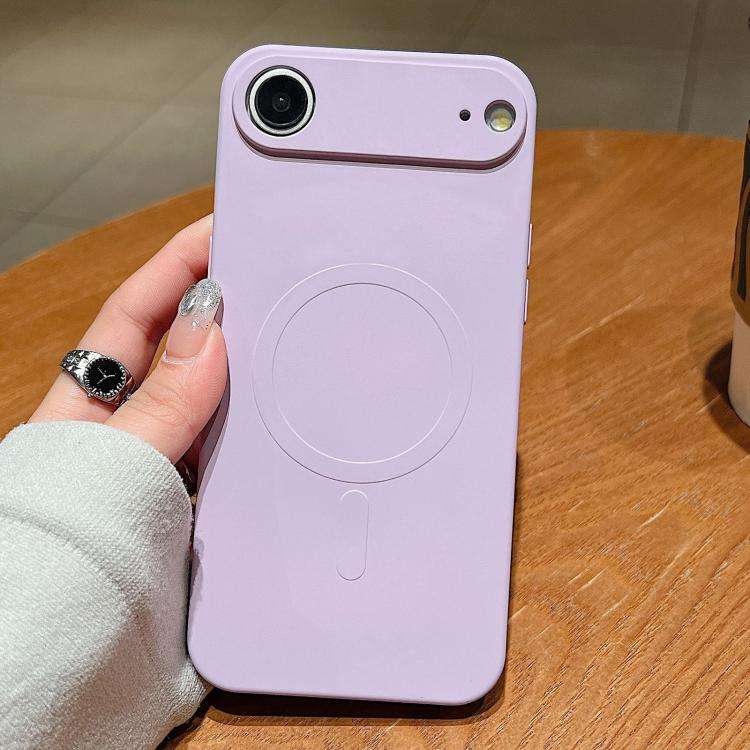 Solid Color Liquid Silicone MagSafe Magnetic Phone Case, For iPhone 17, For iPhone Air, For iPhon...