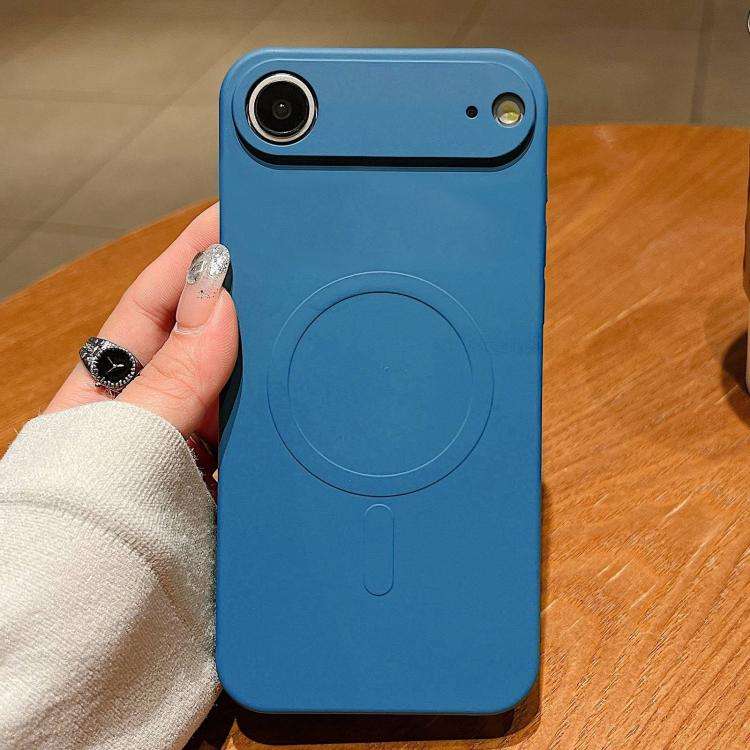 Solid Color Liquid Silicone MagSafe Magnetic Phone Case, For iPhone 17, For iPhone Air, For iPhon...