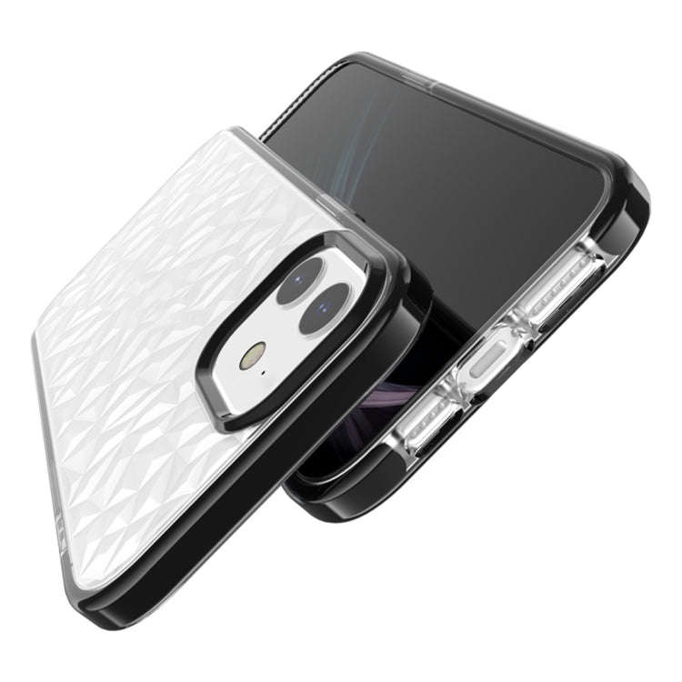 Shockproof Diamond Texture TPU Protective Case, For iPhone 12 / 12 Pro, For iPhone 12 Pro Max