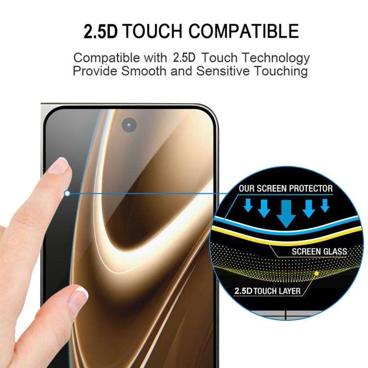 Full Glue Screen Tempered Glass Film, For iPhone Duo Outer Screen, For iPhone 18 Pro / 17 Pro, Fo...