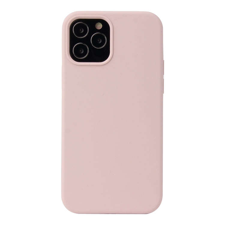 Solid Color Liquid Silicone Shockproof Protective Case, For iPhone 12 mini, For iPhone 12 / 12 Pr...