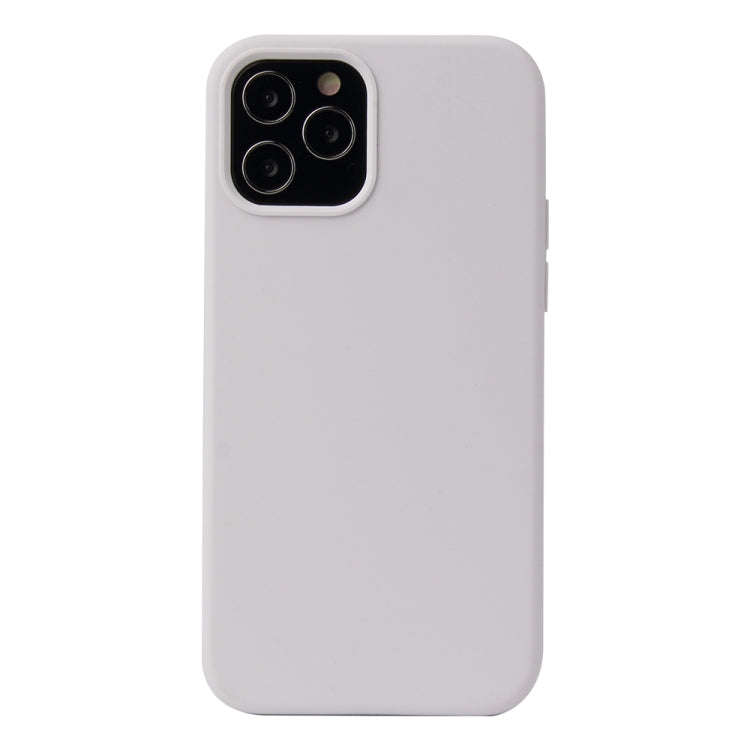 Solid Color Liquid Silicone Shockproof Protective Case, For iPhone 12 mini, For iPhone 12 / 12 Pr...