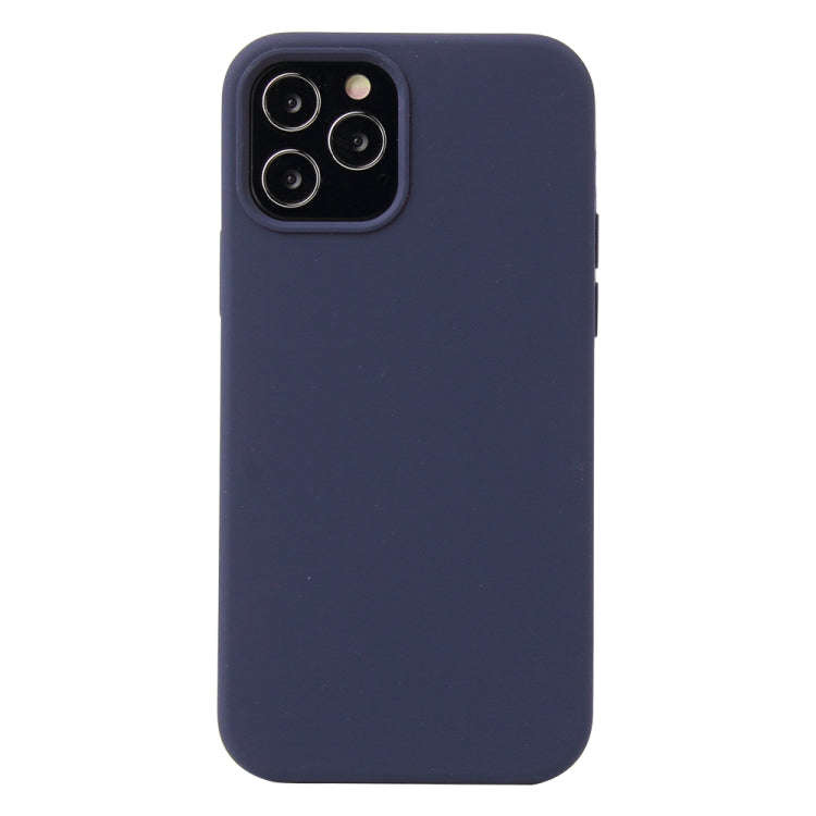 Solid Color Liquid Silicone Shockproof Protective Case, For iPhone 12 mini, For iPhone 12 / 12 Pr...