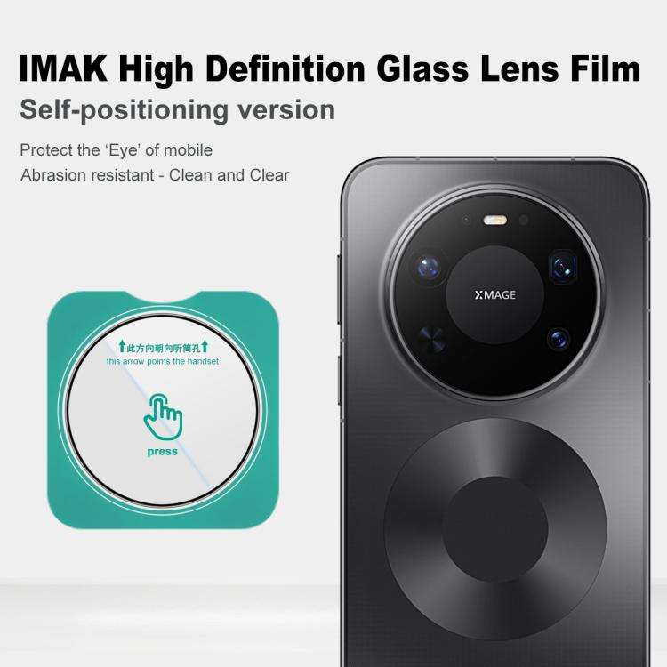 imak HD Glass Rear Camera Lens Film, Self-positioning Version, For Huawei Mate 80 Pro Max Wind 5G...