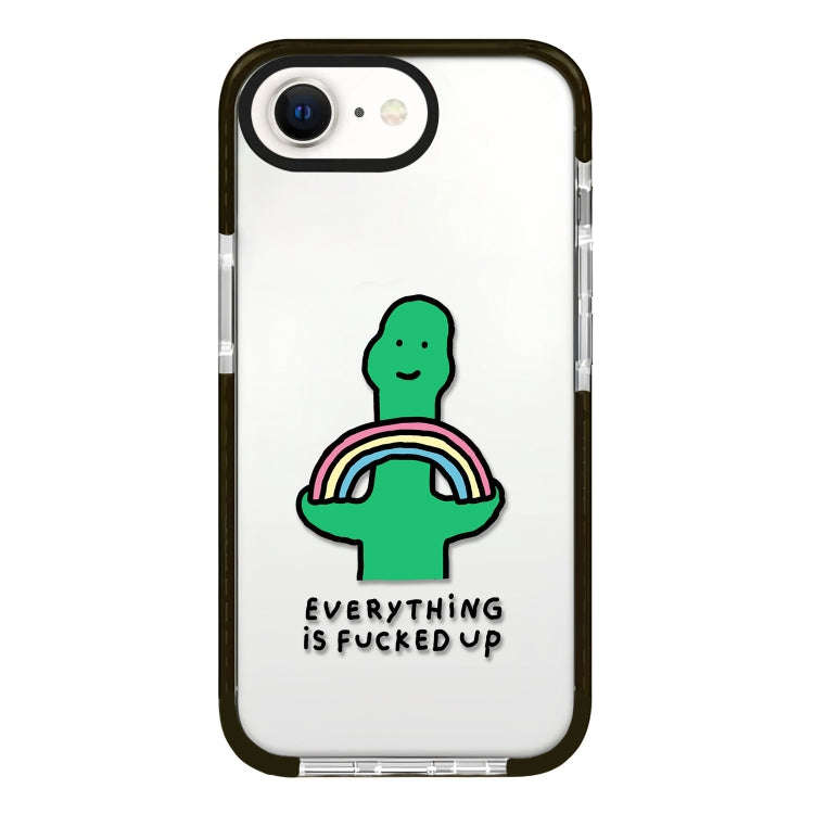 Simple Illustration Pattern Full Coverage Phone Case, For iPhone 7 / 8 / SE 2020 2022