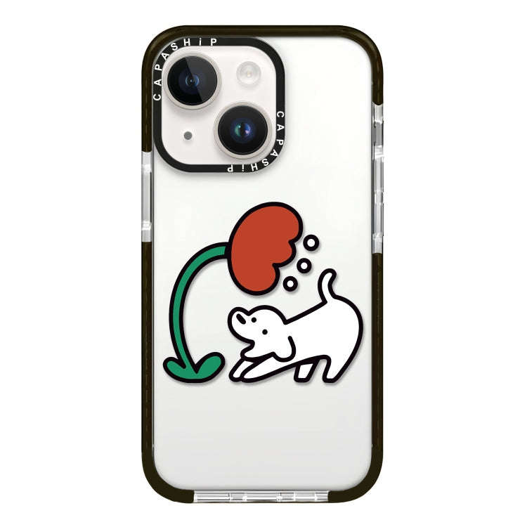 Simple Illustration Pattern Full Coverage Phone Case, For iPhone 13