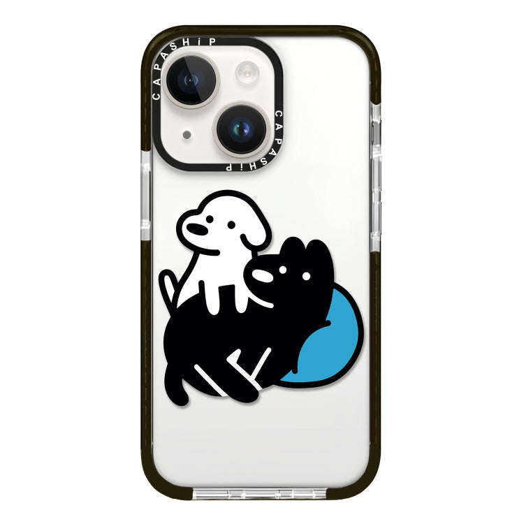 Simple Illustration Pattern Full Coverage Phone Case, For iPhone 13
