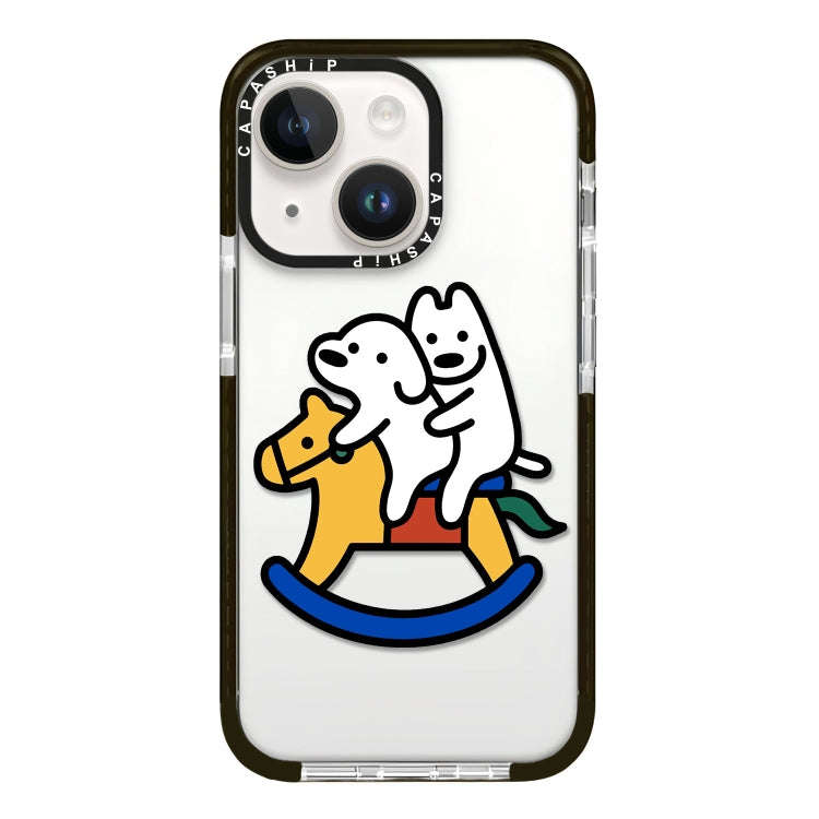 Simple Illustration Pattern Full Coverage Phone Case, For iPhone 13