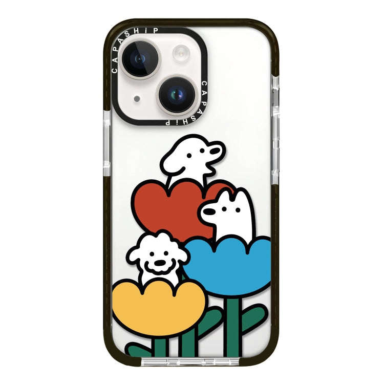 Simple Illustration Pattern Full Coverage Phone Case, For iPhone 13