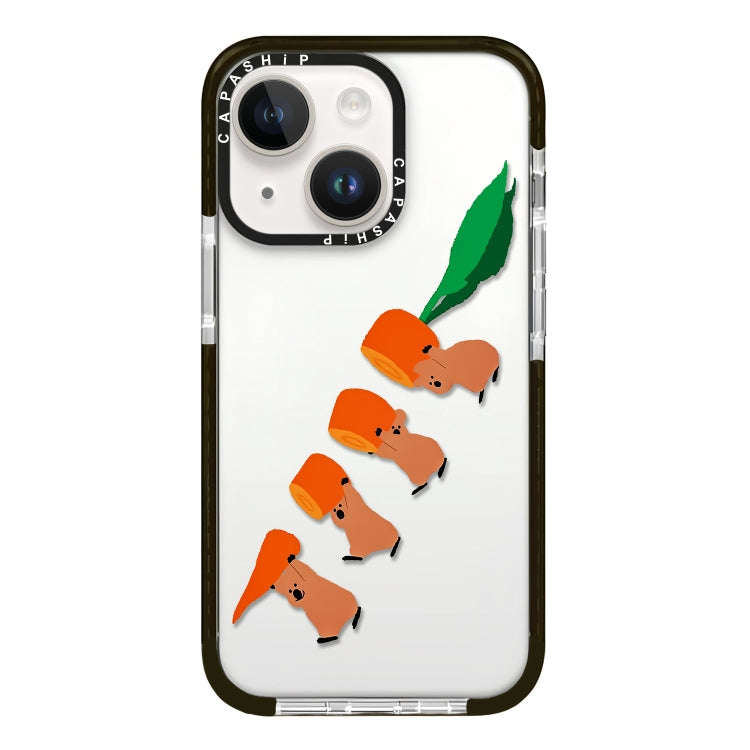 Simple Illustration Pattern Full Coverage Phone Case, For iPhone 13
