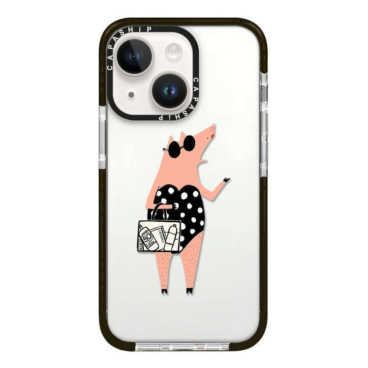 Simple Illustration Pattern Full Coverage Phone Case, For iPhone 13