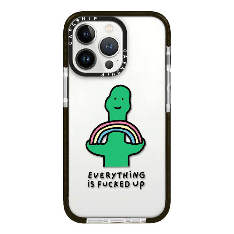 Simple Illustration Pattern Full Coverage Phone Case, For iPhone 13 Pro Max