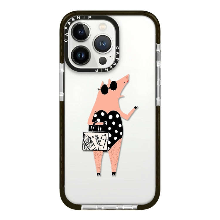 Simple Illustration Pattern Full Coverage Phone Case, For iPhone 13 Pro Max