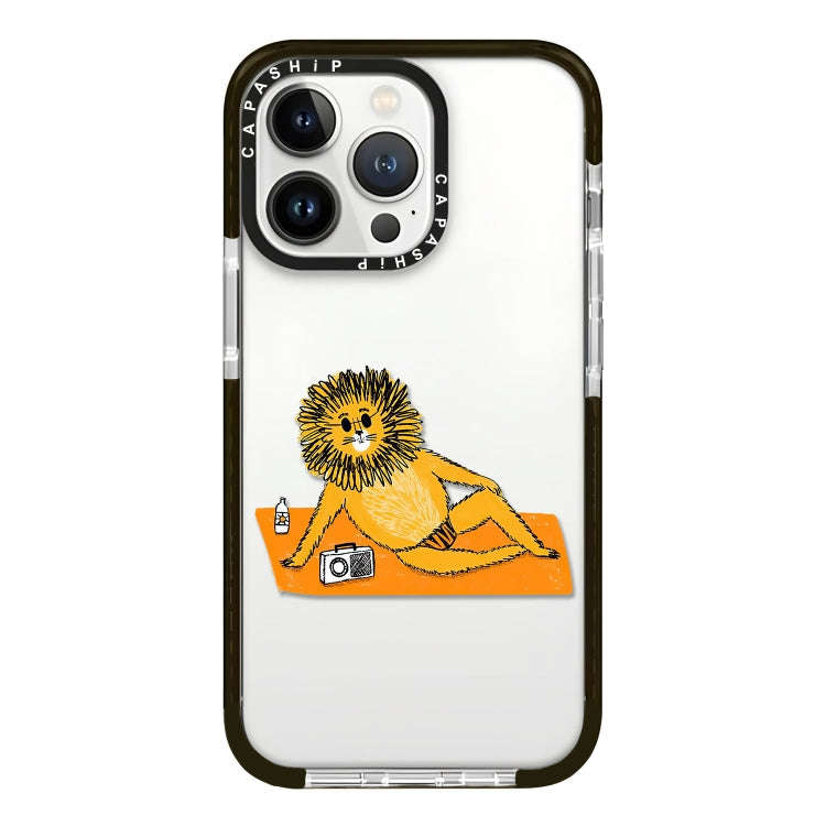 Simple Illustration Pattern Full Coverage Phone Case, For iPhone 13 Pro Max