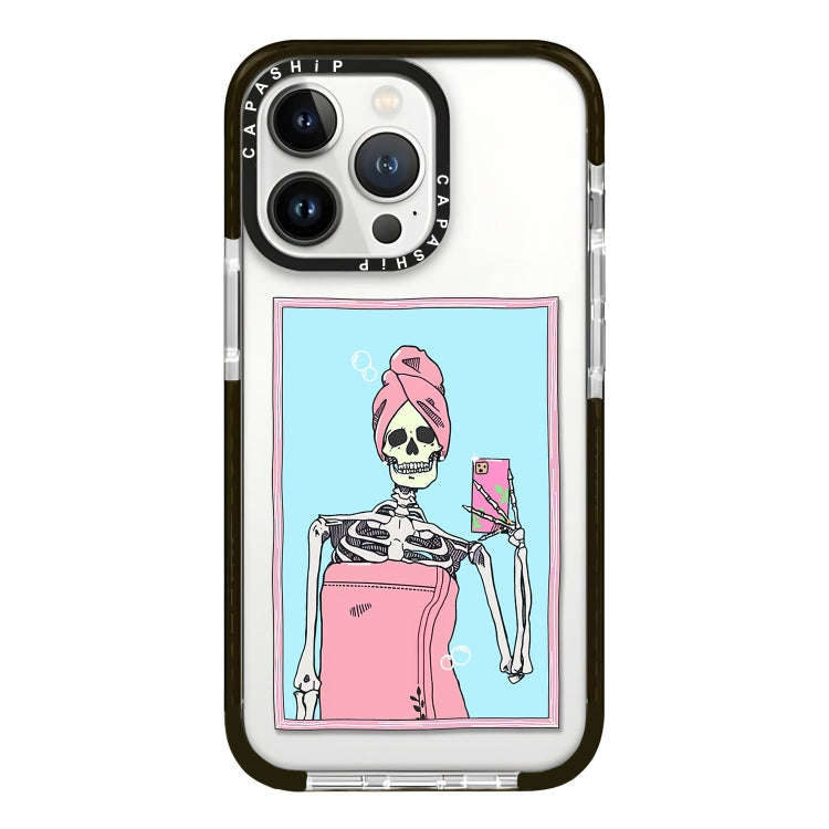 Simple Illustration Pattern Full Coverage Phone Case, For iPhone 13 Pro Max