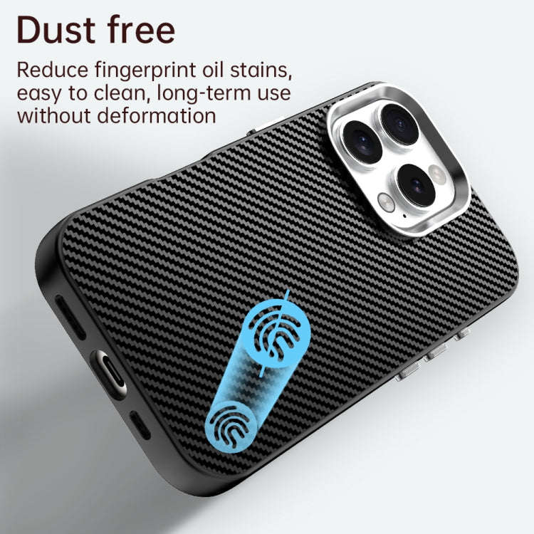 Carbon Fiber Series IMD Phone Case, For iPhone 16 Pro Max, For iPhone 16 Pro, For iPhone 16 Plus,...