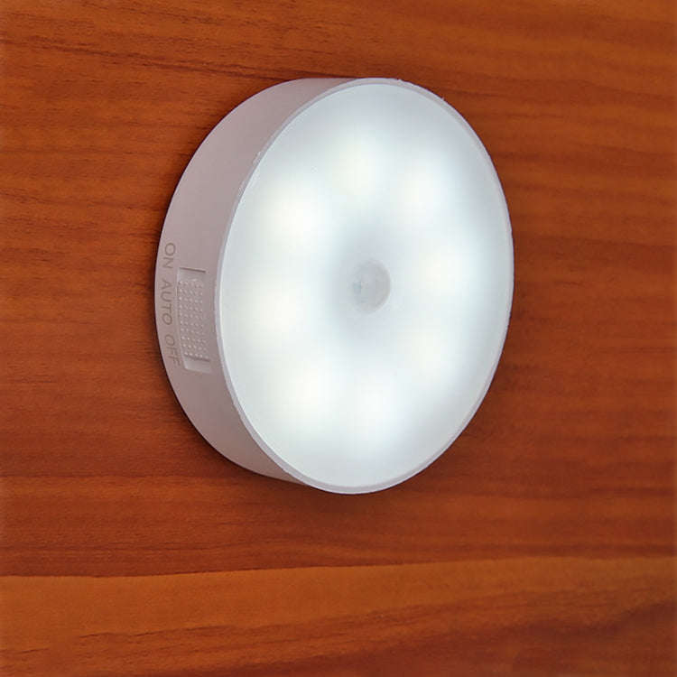 Intelligent Human Body Induction LED Night Light Bedside Lamp with Switch, With Switch, Human Sensor