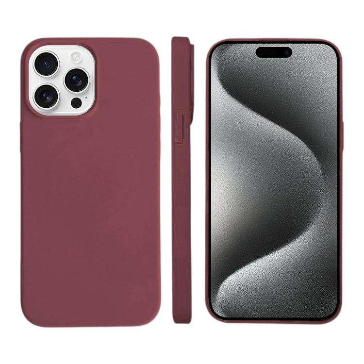Liquid Silicone Phone MagSafe Case, For iPhone 16 Plus, For iPhone 16, For iPhone 15 Pro Max, For...