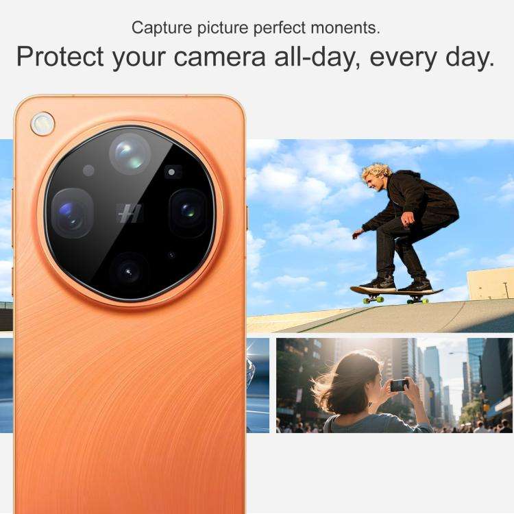 imak Black Version HD Glass Rear Camera Lens Film, Self-positioning Version, For OPPO Find X9 Ult...