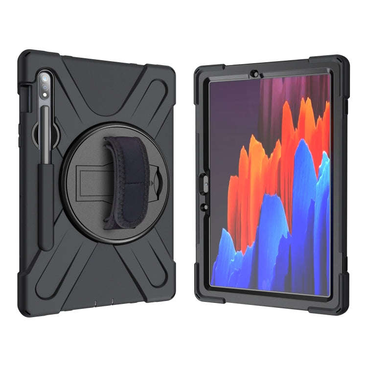 Shockproof Colorful Silicone + PC Protective Case with Holder & Shoulder Strap & Hand Strap & Pen...