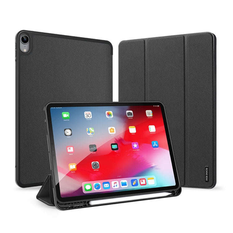 DUX DUCIS Domo Series Horizontal Flip Magnetic TPU + PU Leather Case with Three-folding Holder & ...