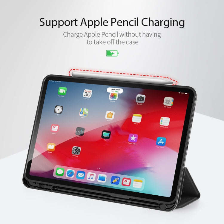 DUX DUCIS Domo Series Horizontal Flip Magnetic TPU + PU Leather Case with Three-folding Holder & ...