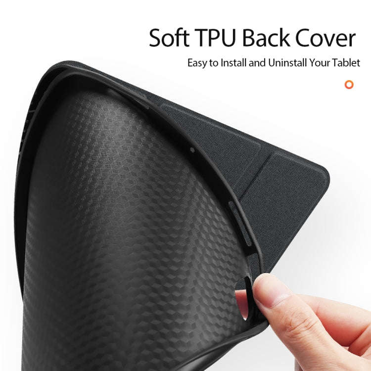DUX DUCIS Domo Series Horizontal Flip Magnetic TPU + PU Leather Case with Three-folding Holder & ...