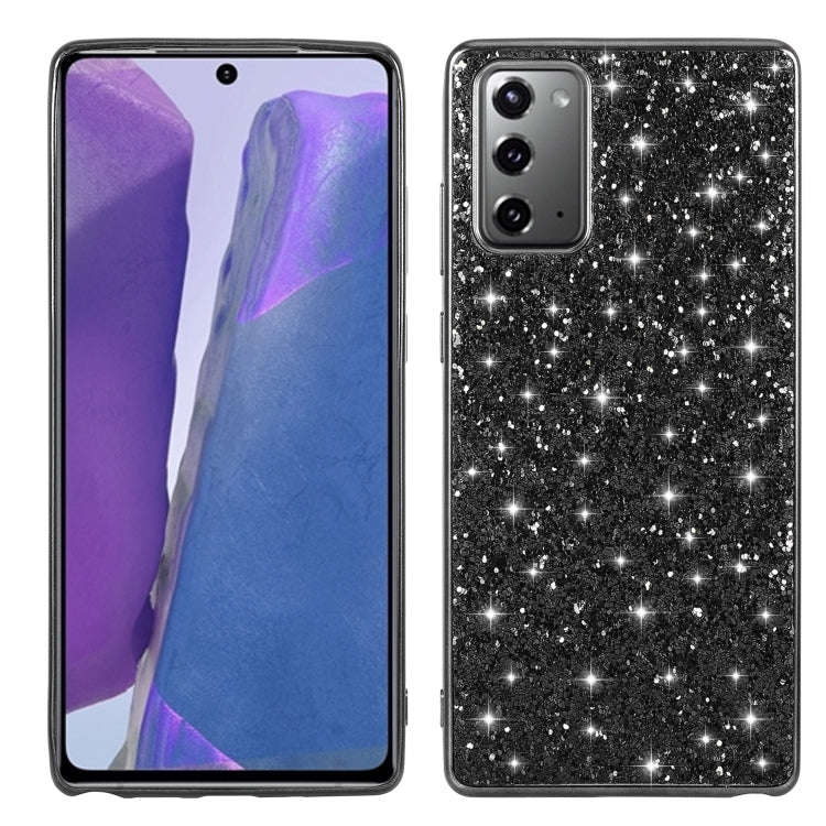 Glitter Powder Shockproof TPU Protective Case, For Samsung Galaxy Note20 Ultra