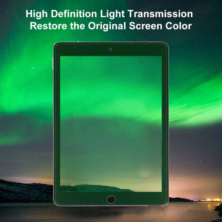 2 PCS 9H 2.5D Eye Protection Green Light Explosion-proof Tempered Glass Film, For iPad 9.7 (2018)...