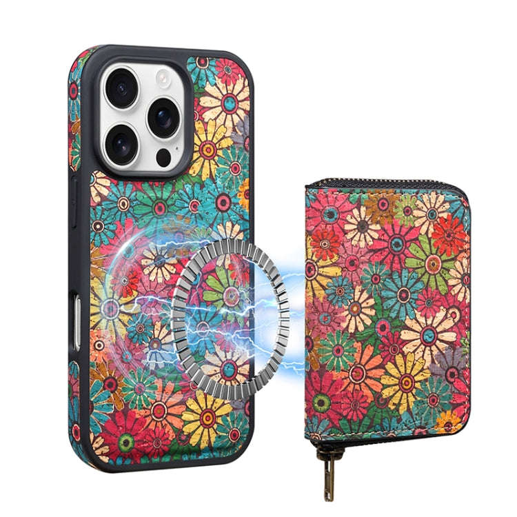 Denior D23 MagSafe Detachable Zipper Wallet Holder Phone Case, For iPhone 16 Pro Max, For iPhone ...
