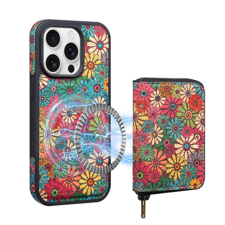 Denior D23 MagSafe Detachable Zipper Wallet Holder Phone Case, For iPhone 16 Pro Max, For iPhone ...