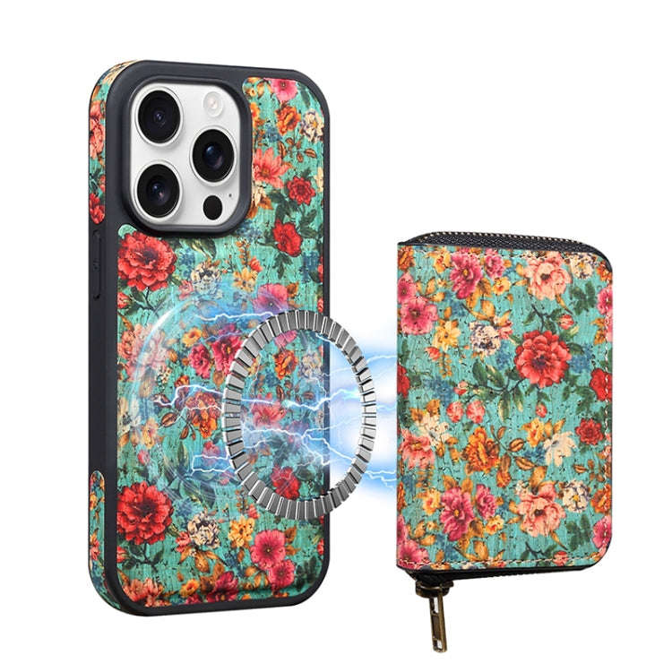 Denior D23 MagSafe Detachable Zipper Wallet Holder Phone Case, For iPhone 16 Pro Max, For iPhone ...
